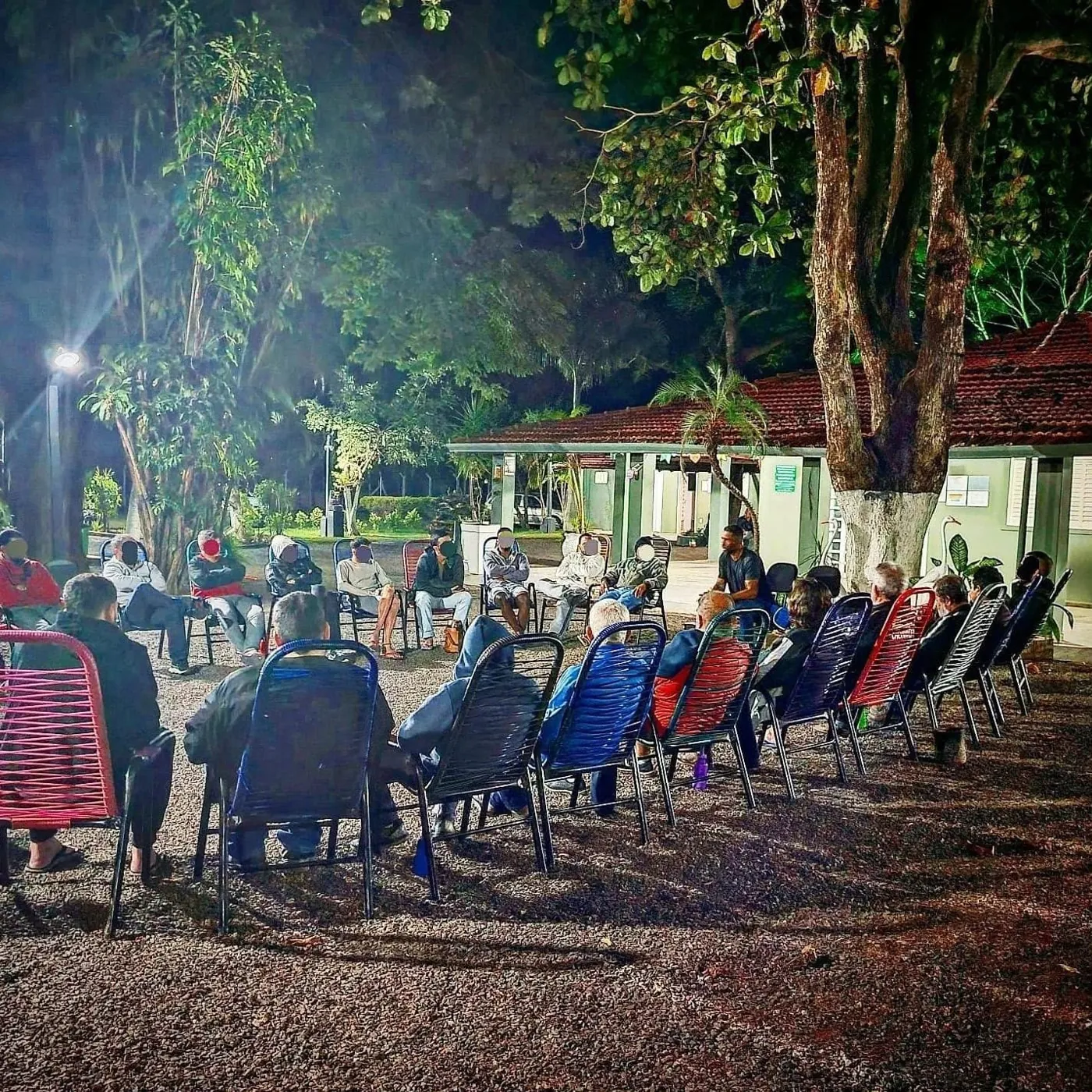 Grupo terapêutico ao ar livre